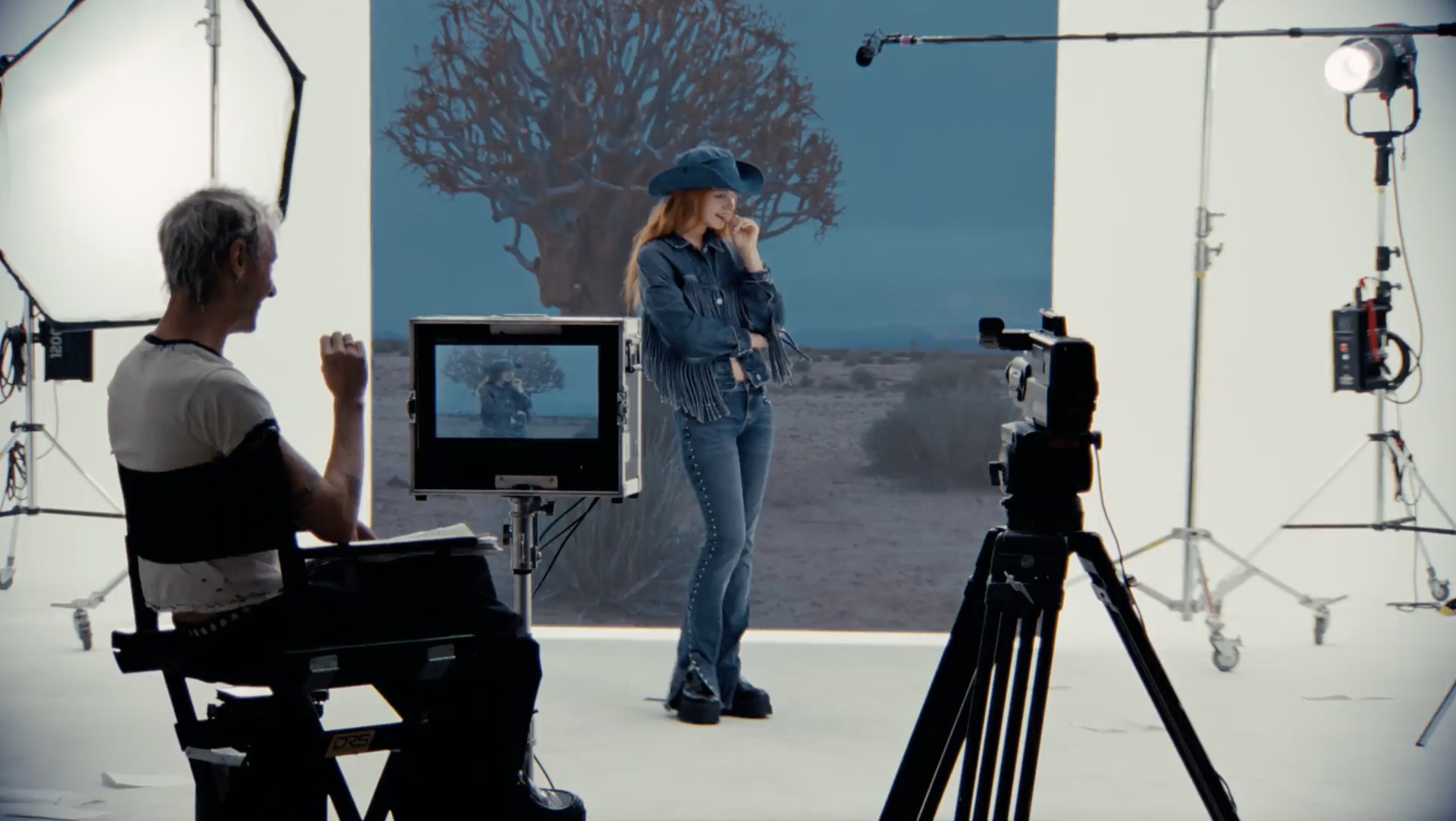 Zalando x Hugo Blue — Rodeo Rave — film still by Diego Gardo